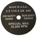 S&G Tool Aid Corporation Tool Aid TA94870 3" Cut Off Wheel 50 per Box TA94870